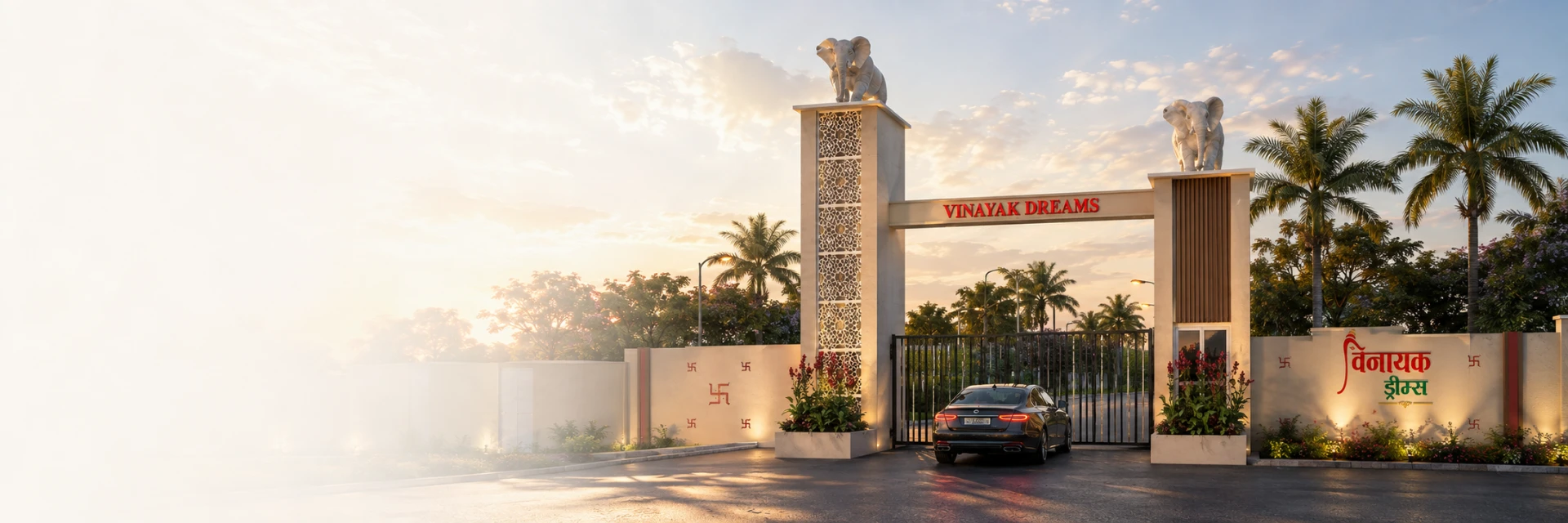 Vinayak Dreams entrance gate