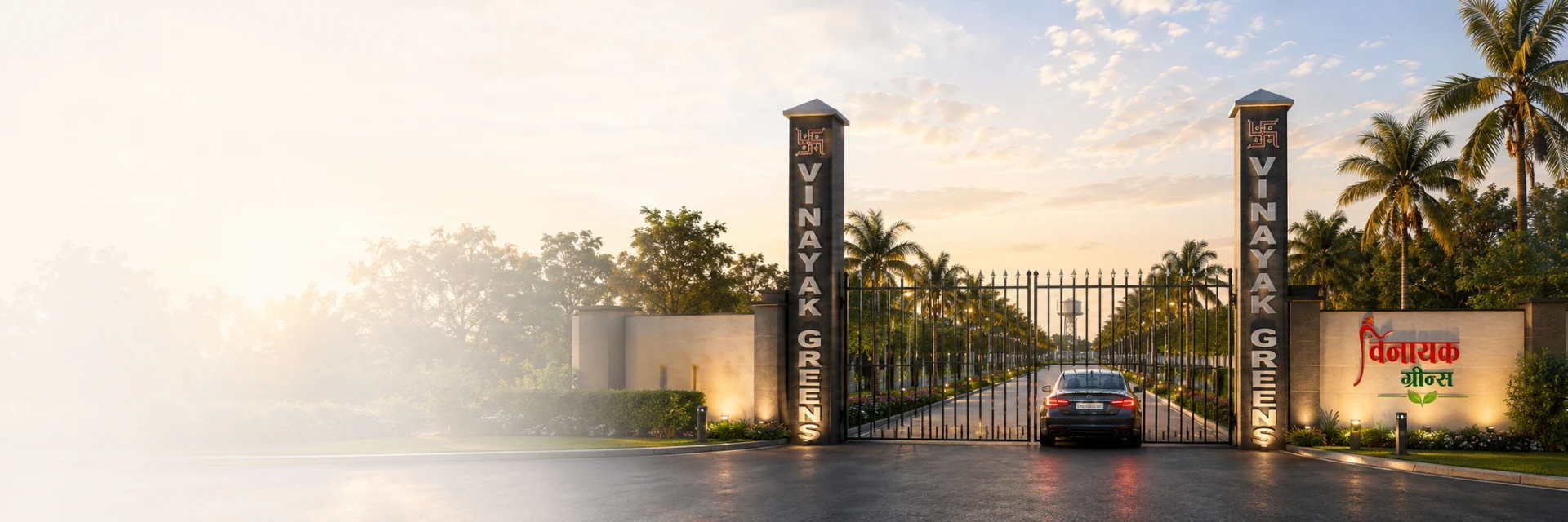 Vinayak Greens entrance gate